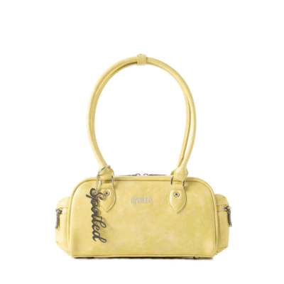 LONG TOP - HANDLE BOX BAG | LEMON