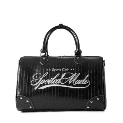 SPORTY TRAVEL BAG | BLACK CROPPIRNT
