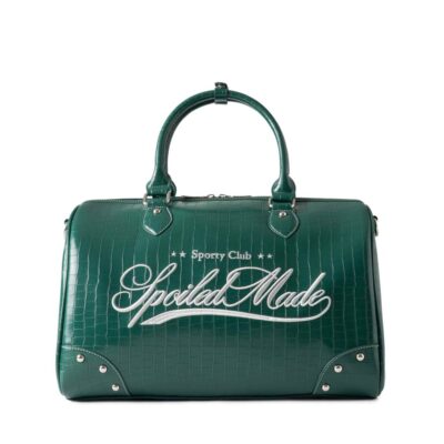 SPORTY TRAVEL BAG | GREEN CROPPIRNT